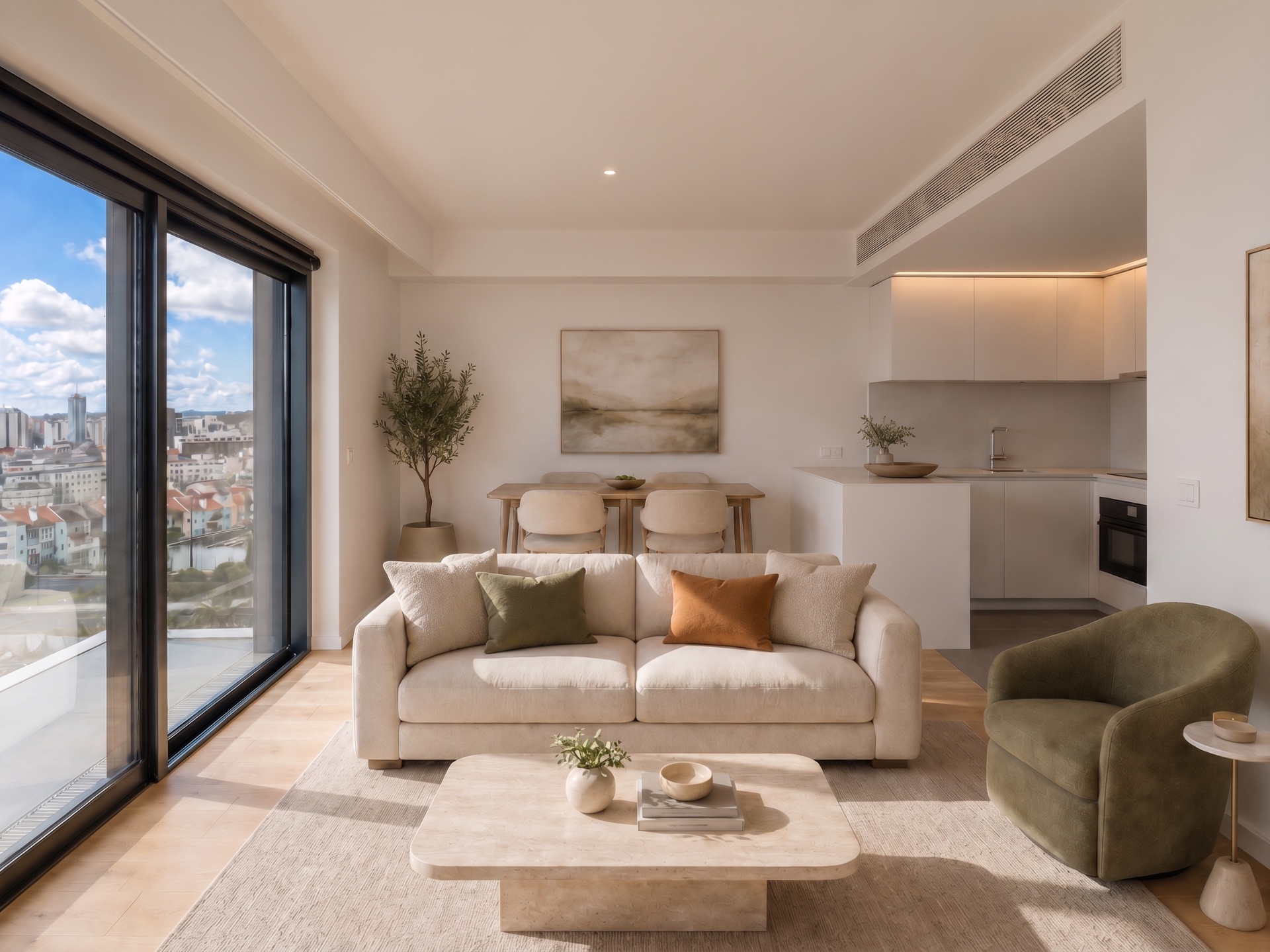 Avenidas Novas — Brand-new 1-bedroom apartment with balcony, parking and storage, at the DUUO development