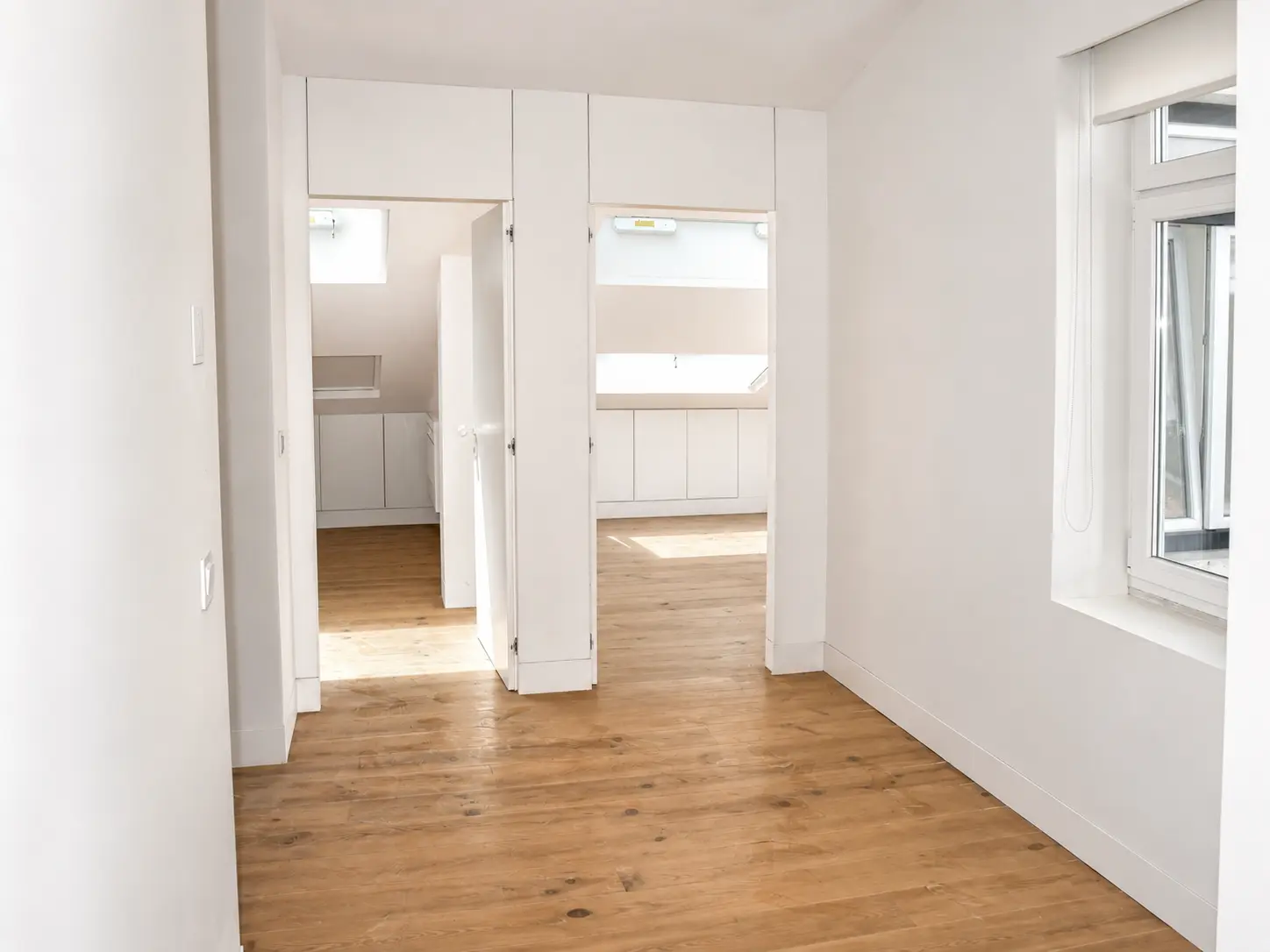 Corredor do piso superior do duplex