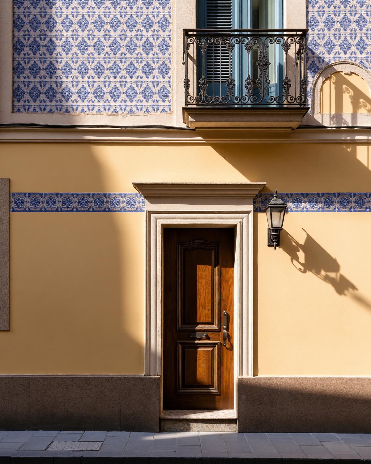 Fachada portuguesa restaurada