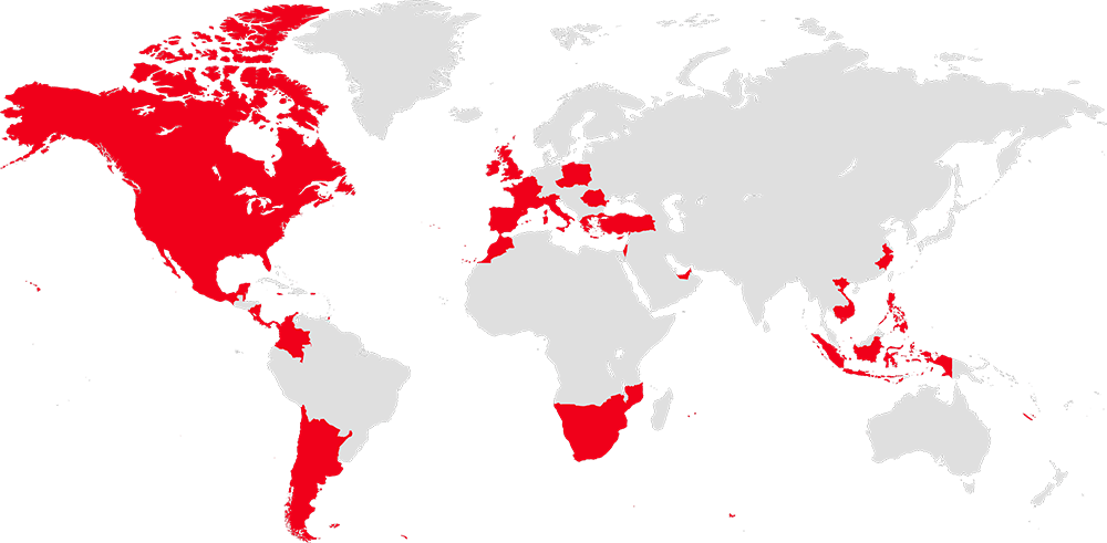 Presença internacional da Keller Williams
